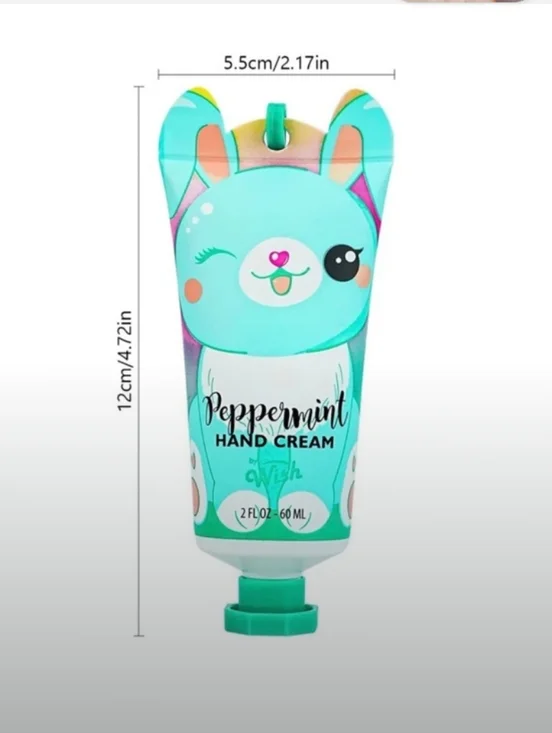WISH-Animal Hand Creams - (Raspberry, Peppermint, Peach, Cotton Candy) - Picture 2 of 5